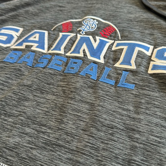 Signature Concepts Minnesota Saints Baseball Embroidered Hooded Sweatshirt Large - Picture 3 of 10